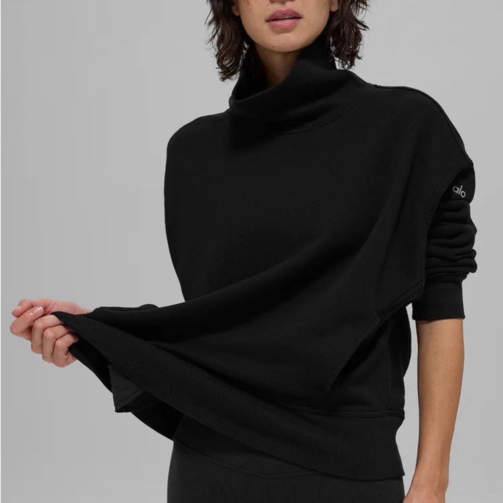 ALO Yoga Hazy Mock Neck Pullover